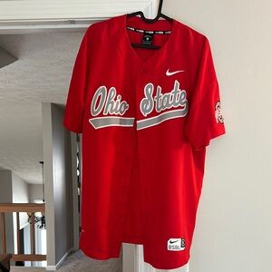 Nike Red Ohio State Jersey Shirt